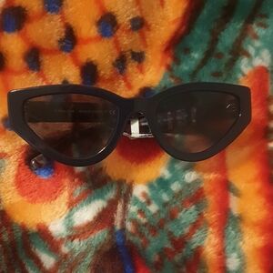Black Cat-Eye Sunglasses